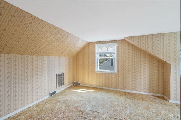 Empty room, Fireplace, Interior