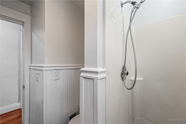 Bathroom, Interior, Wood Texture Flooring