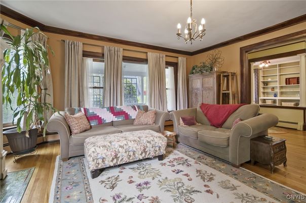 Chandelier, Interior, Living room, Wood Texture Flooring