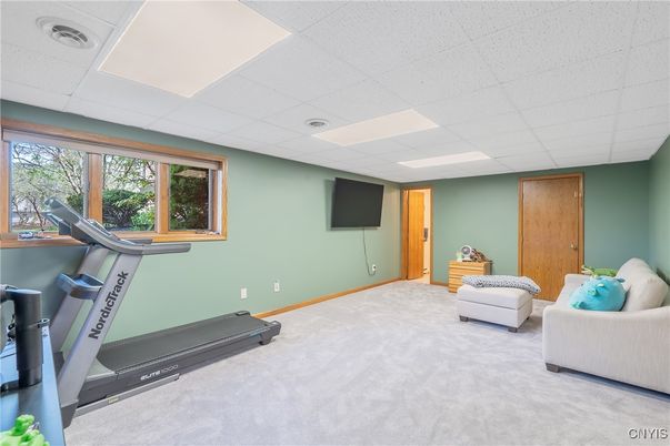 Fitness Equipment, Interior, Recessed Lighting