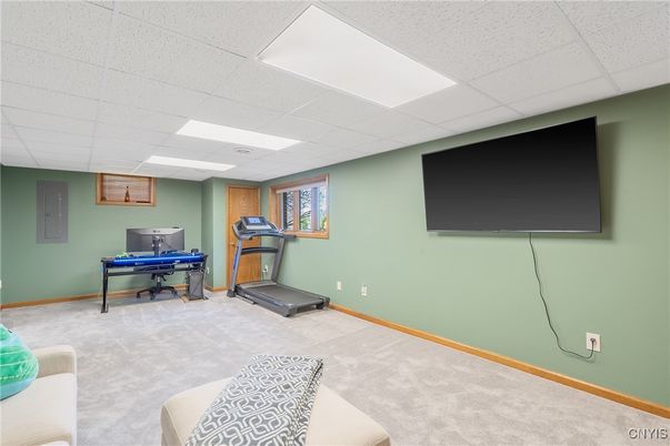Fitness Equipment, Interior, Recessed Lighting