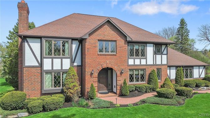 Exterior, Facade, Brick Facade, Tudor Revival