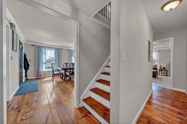 Dining room, Interior, Wood Texture Flooring