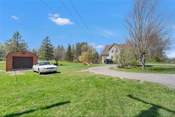 Backyard, Detached Garage, Exterior