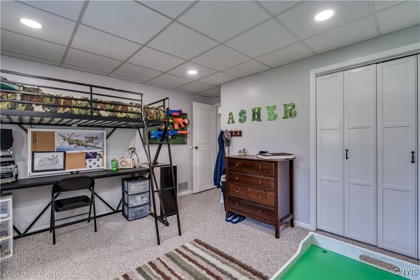 Home Office, Interior, Recessed Lighting