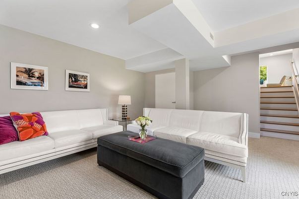 Interior, Living room, Recessed Lighting