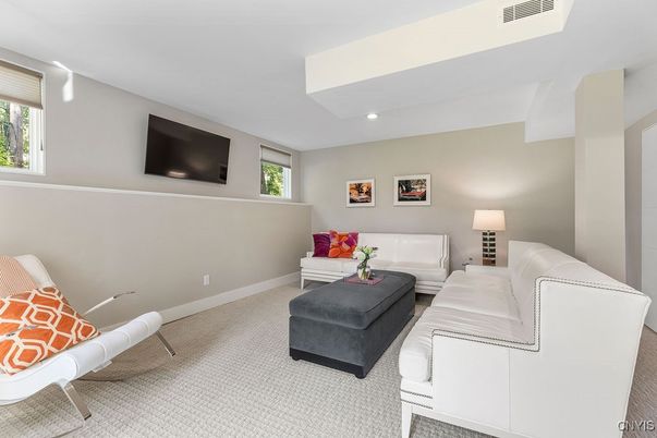 Interior, Living room, Recessed Lighting