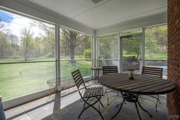 Interior, Stone Walls, Sun Room
