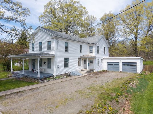 Attached, Backyard, Exterior, Facade, Farmhouse