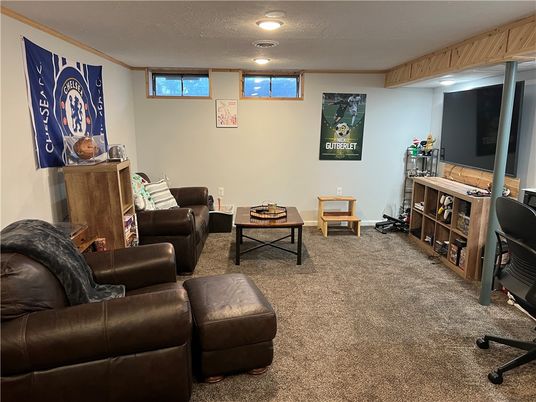 Interior, Living room, Recessed Lighting