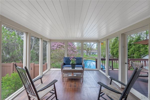 Interior, Sun Room, Wood Texture Flooring