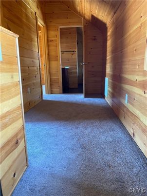 Empty room, Interior, Wooden Ceilings, Wooden Walls