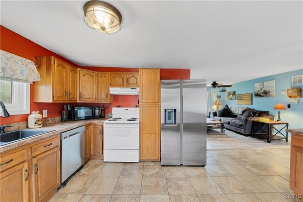 Interior, Kitchen, Living room