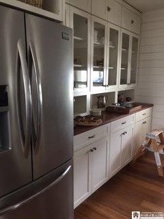 Interior, Kitchen, Wood Texture Flooring