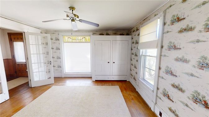 Empty room, Interior, Wood Texture Flooring