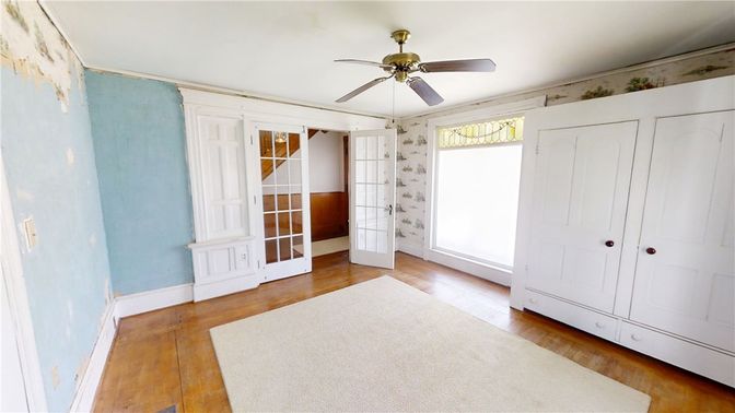 Empty room, Interior, Wood Texture Flooring