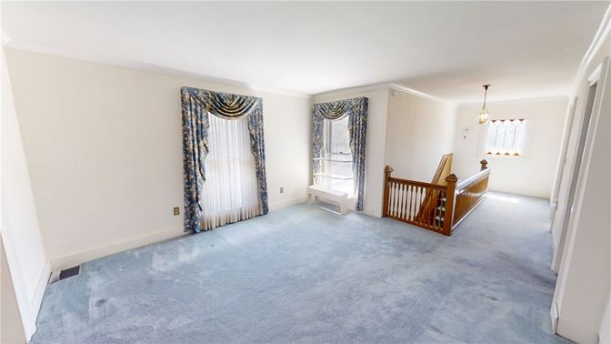 Empty room, Interior, Pendant Lights