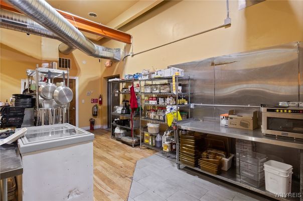 Interior, Stainless Steel Appliances, Wood Texture Flooring