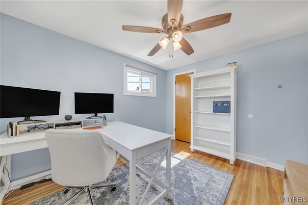 Home Office, Interior, Wood Texture Flooring