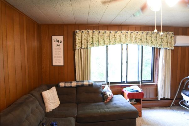 Interior, Living room, Wooden Walls