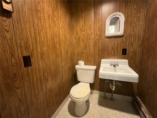 Bathroom, Interior, Wooden Walls