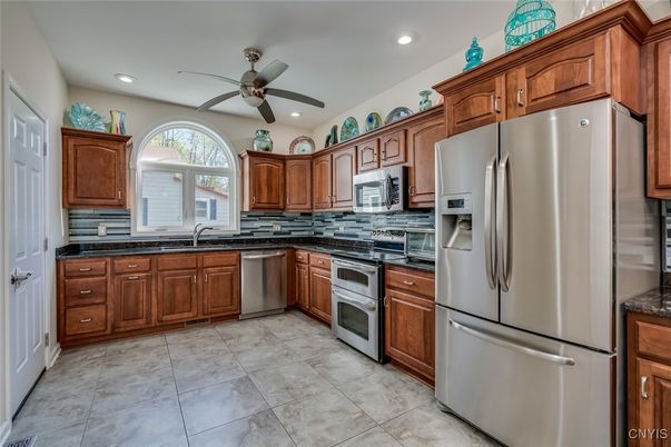 Interior, Kitchen, Recessed Lighting, Stainless Steel Appliances