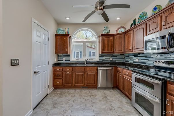 Interior, Kitchen, Recessed Lighting, Stainless Steel Appliances