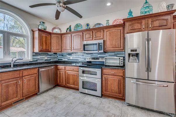 Interior, Kitchen, Recessed Lighting, Stainless Steel Appliances