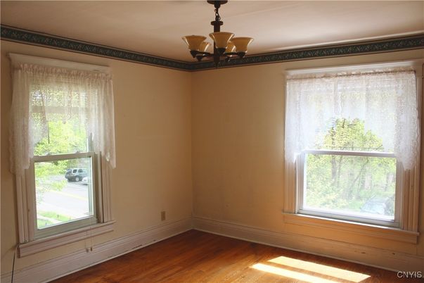 Chandelier, Empty room, Interior, Wood Texture Flooring