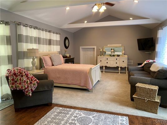Bedroom, Interior, Recessed Lighting