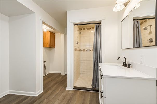 Bathroom, Interior, Wood Texture Flooring
