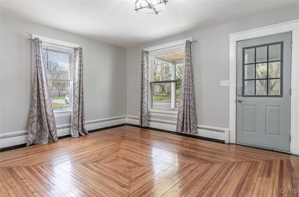 Empty room, Interior, Wood Texture Flooring