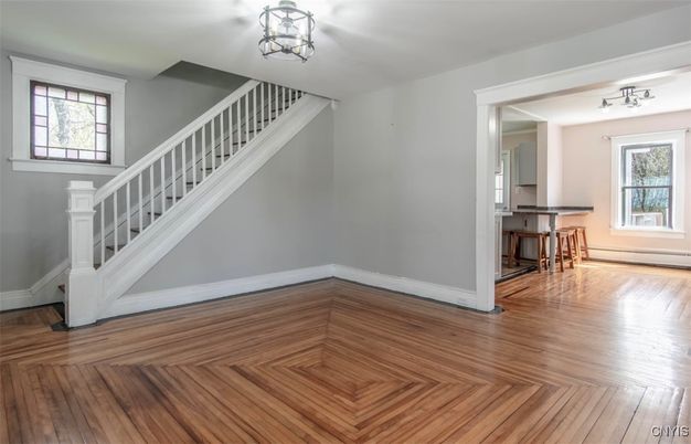 Empty room, Interior, Wood Texture Flooring