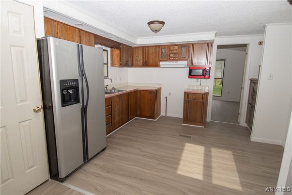 Interior, Kitchen, Wood Texture Flooring