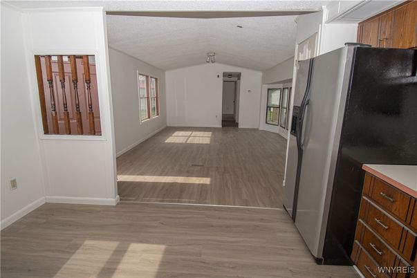Interior, Kitchen, Wood Texture Flooring