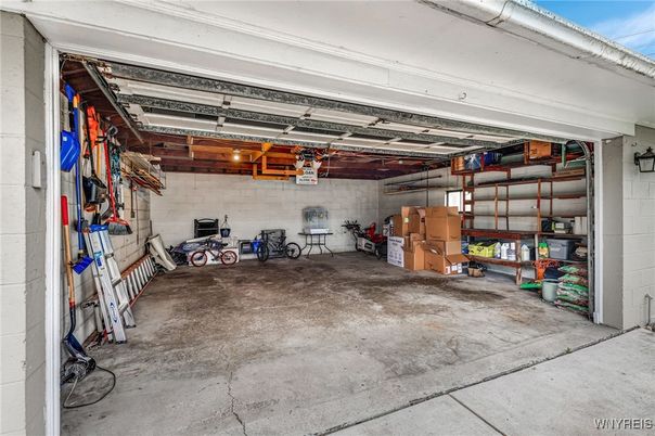 Garage, Interior, Stone Walls