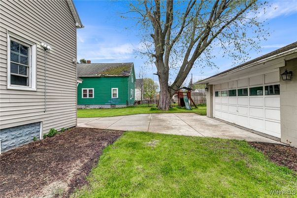 Backyard, Detached Garage, Exterior, Playground