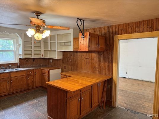 Interior, Kitchen, Wood Texture Flooring