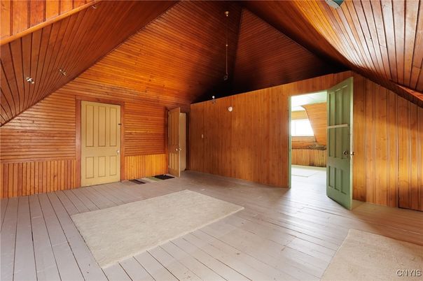 Empty room, Interior, Wooden Beams, Wooden Ceilings, Wood Texture Flooring, Wooden Walls
