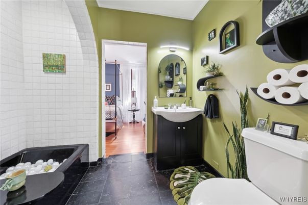 Bathroom, Interior, Wood Texture Flooring