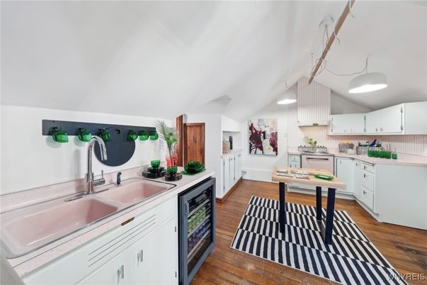 Interior, Kitchen, Wood Texture Flooring