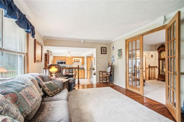 Interior, Kitchen, Living room, Wood Texture Flooring