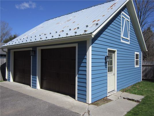 Detached Garage, Exterior, Solar Panels