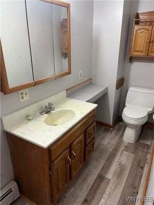 Bathroom, Interior, Wood Texture Flooring
