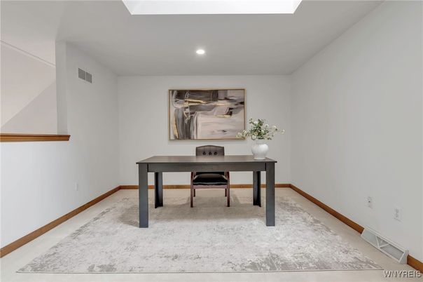 Home Office, Interior, Recessed Lighting