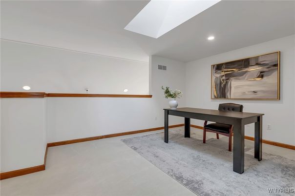 Home Office, Interior, Recessed Lighting