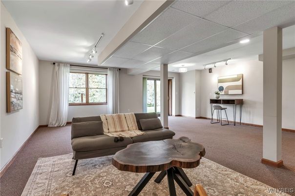 Interior, Living room, Recessed Lighting