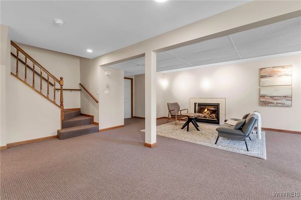 Fireplace, Interior, Recessed Lighting