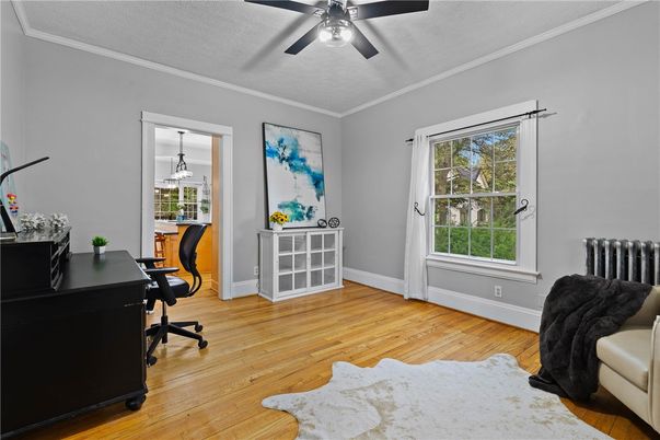 Home Office, Interior, Wood Texture Flooring