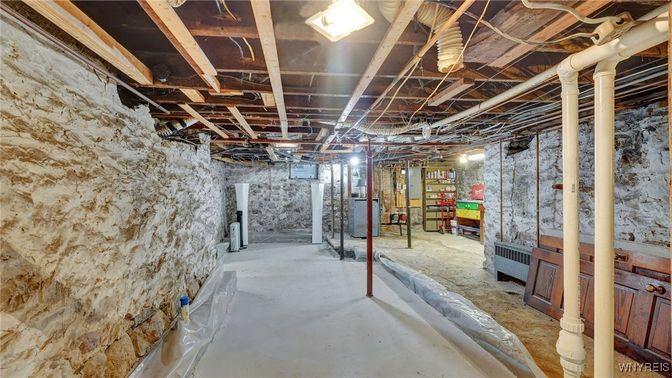 Interior, Stone Walls